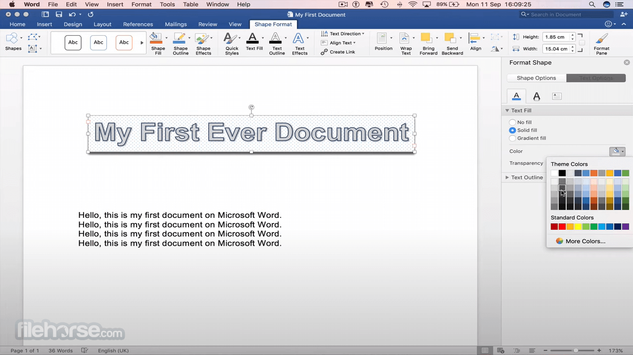 Free word document software for mac windows 10
